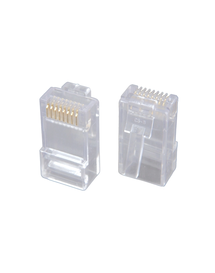 Solarix modular plug 8p8c CAT6 folded, unshielded, for wire (100p) główny