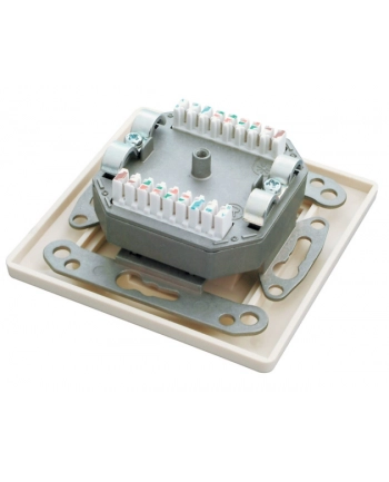 Solarix outlet CAT6 STP 2 x RJ45 podtynkowy biały nr 1