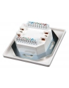 Solarix outlet CAT6 UTP 2 x RJ45 podtynkowy biały - nr 2