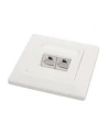 Solarix outlet CAT6 UTP 2 x RJ45 podtynkowy biały - nr 8