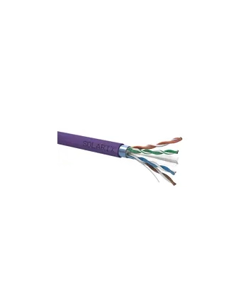 Instalacja kablowa Solarix CAT6 FTP LSOH drut 500m/box