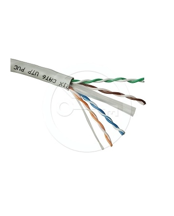 Instalacja kablowa Solarix CAT6 UTP LSOH drut 500m/box