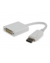 Gembird adapter Displayport(M) -> DVI(F)29pin 10cm, biały - nr 2