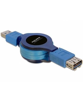 Delock przedłużacz USB 3.0 AM-AF 1M, zwijany na rolce