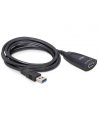 Delock przedłużacz aktywny USB 3.0 AM-AF 5M, czarny - nr 9