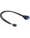 Delock Cable USB 3.0 płyta główna (F) > USB 2.0 płyta główna (M), 0.3m - nr 32
