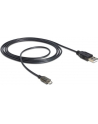 Delock kabel USB micro AM-MBM5P 2.0 + wskaźnik ładowania LED, 1.5M - nr 25