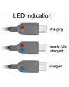 Delock kabel USB micro AM-MBM5P 2.0 + wskaźnik ładowania LED, 1.5M - nr 39