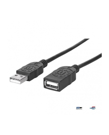 Manhattan Przedłużacz USB 2.0 A-A M/Ż 50cm