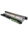 Solarix patch panel 24 x RJ45 CAT6 STP czarny 1U - nr 2