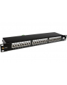 Solarix patch panel 24 x RJ45 CAT6 STP czarny 1U - nr 5