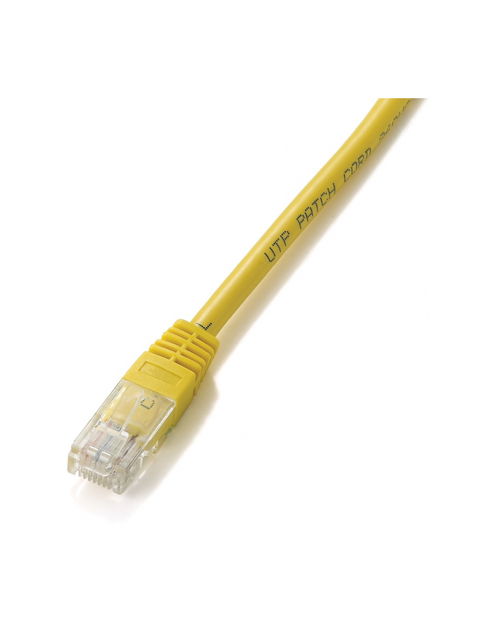 Equip patchord RJ45, kat. 5e, UTP, 3m, żółty główny