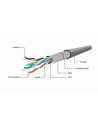 Gembird kabel instalacyjny skrętka FTP, 4x2, kat. 5e, drut AL-CU, 100m, szary - nr 21