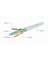 Gembird kabel instalacyjny UTP, 4x2, kat. 6, CCA, linka AL-CU, 100m, szary - nr 19