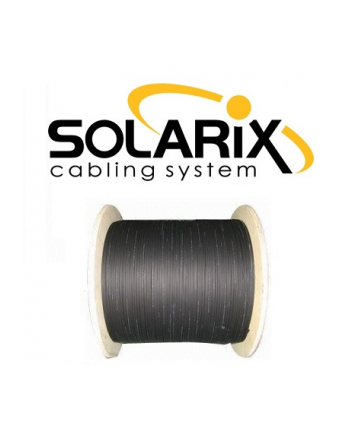 DROP1000 uniwersalny kabel Solarix 4vl 9/125, 3,6mm LSZH, czarny, G.657A, 500m