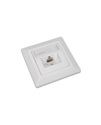 Solarix Socket 1 x CAT5E STP RJ45 podtynkowy biały