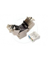 Solarix 10G keystone Solarix CAT6A STP RJ45 czarny samogwintująca - nr 2