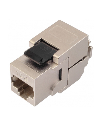 Solarix 10G keystone Solarix CAT6A STP RJ45 czarny samogwintująca nr 1