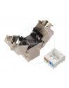 Solarix STP CAT5e RJ45 Keystone czarny samogwintująca - nr 4