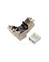 Solarix Keystone CAT6 STP RJ45 czarny samogwintująca - nr 2