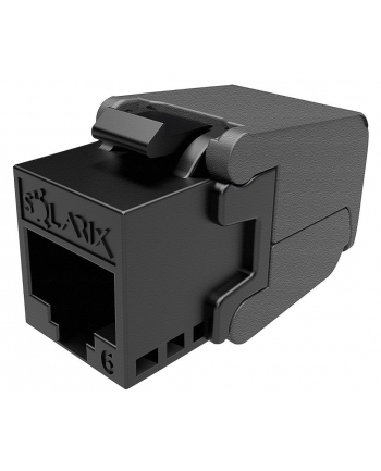 Solarix Keystone CAT6 UTP RJ45 czarny samogwintująca nr 1