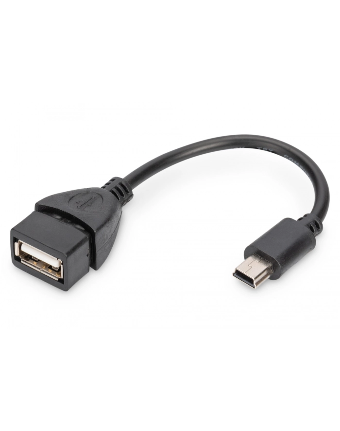 Assmann Kabel przejściowy USB, OTG, mini B/M - A/F główny