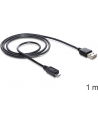Delock kabel USB micro AM-MBM5P Easy-USB 2.0, 1m, czarny - nr 23
