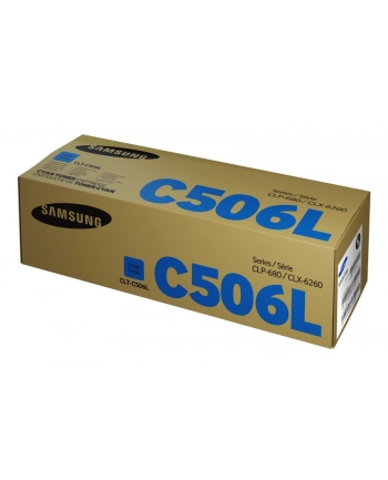 Toner Samsung CLT-C506L/ELS - do CLP-680ND CLX-6260 - cyjan - 3500 str. nr 2