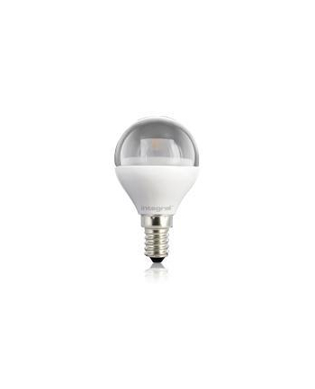 Integral MINI GLOBE 4W Warm White 2700k 250lm E14 Non-Dimmable, Clear, 230° Beam Angle