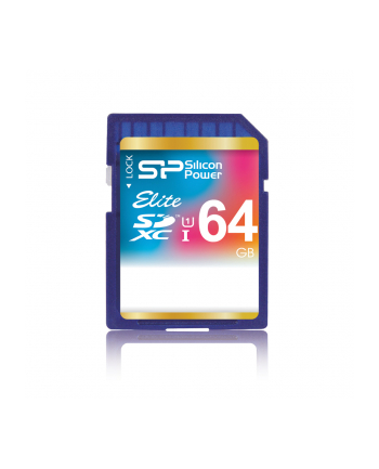 SILICON POWER 64GB, SDXC Elite UHS-I, Class 10, up to 50/15 MB/s in reading and writing nr 1