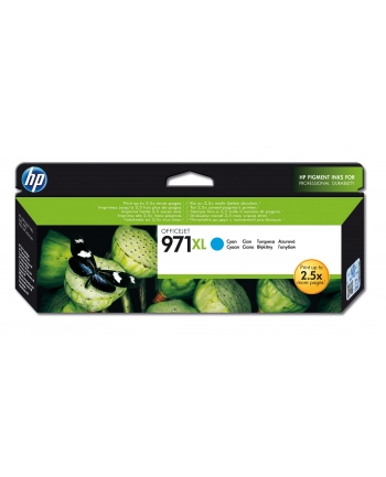 Wkład atramentowy HP 971XL cyan | Officejet Pro X-Series nr 2
