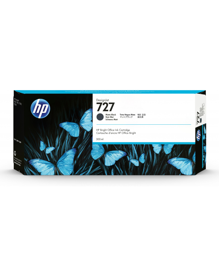 Wkład atramentowy HP 727 photo black | 300ml główny