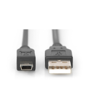 Kabel USB ASSMANN 2.0 A/M - mini B/M, 1,8m nr 1