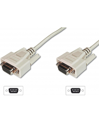 Kabel szeregowy ASSMANN 9pin /Ż - 9pin /Ż  2m nr 2