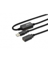 Przedłużacz USB 2.0A /M - USB A/Ż DIGITUS 10m  czarny - nr 9