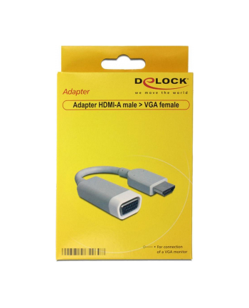 Delock adapter HDMI-A(M)->VGA(F) 15cm nr 1