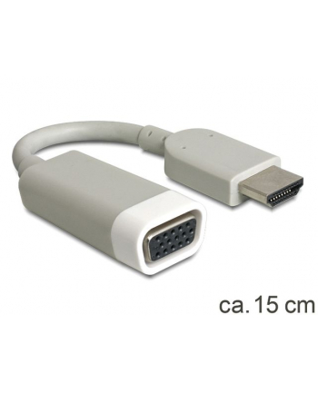 Delock adapter HDMI-A(M)->VGA(F) 15cm nr 2