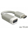 Delock adapter HDMI-A(M)->VGA(F) 15cm - nr 8