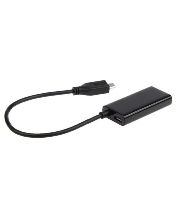 Gembird adapter MHL(M)->HDMI(F)+MICRO USB(BF)(5pin)smartfon do TV HD+zasilanie