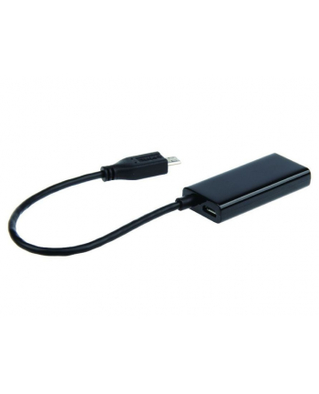 Gembird adapter MHL(M)->HDMI(F)+MICRO USB(BF)(11pin)smartfon do TV HD+zasilanie