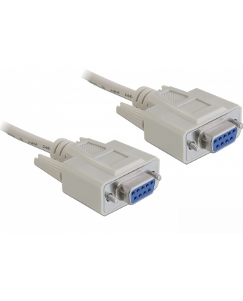 Delock kabel transmisyjny Null Modem 9F/9F RS232, 5m