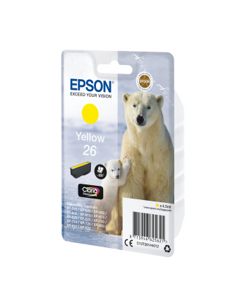 Tusz Epson CLARIA Premium 26 - żółty nr 2