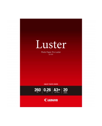 Papier Canon LU-101 A3+, 20 kartek nr 1