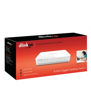 D-Link 8-Port GIGABIT EASY DESKTOP SWITCH nr 2