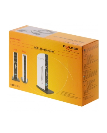 Delock replikator portów USB 3.0->MIC,Audio,HDMI,DVI,LAN,4x USB 2.0,2x USB 3.0)