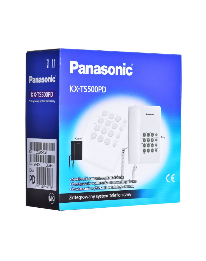 PANASONIC KX-TS500 White Przewodowy/White główny