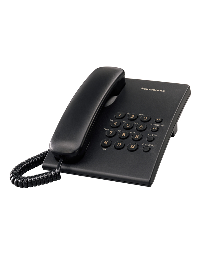 PANASONIC KX-TS500 Black przewodowy główny