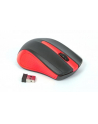 Mysz bezprzewodowa OMEGA OM-419 2,4GHz, 1000DPI, nano USB, czarno-czerwona - nr 5