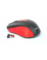 Mysz bezprzewodowa OMEGA OM-419 2,4GHz, 1000DPI, nano USB, czarno-czerwona - nr 7