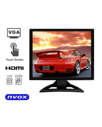 NVOX 15'' Monitor LCD z ekranem dotykowym HDMI VGA